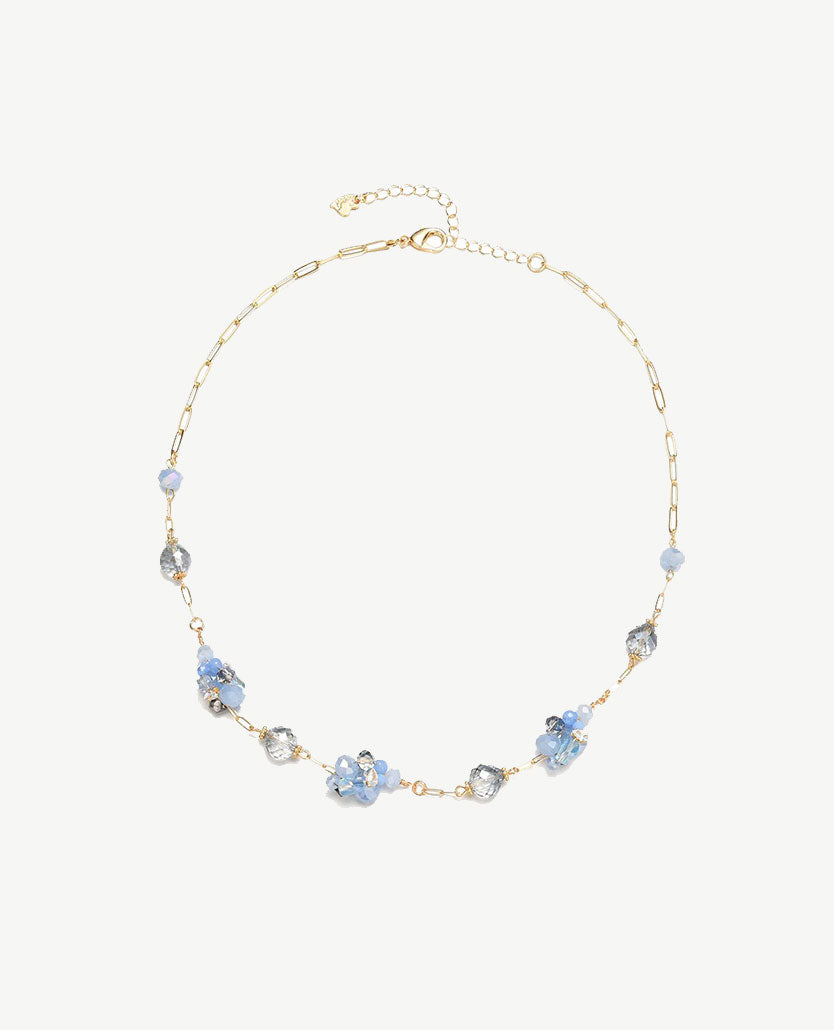 Korte Ketting – Tijdloos Design – Elegante Glaskralen 1