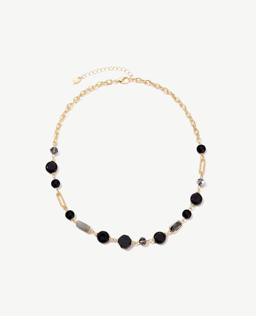 Korte Ketting – Stijlvolle Labradoriet – Gemakkelijk Sluitbaar 1