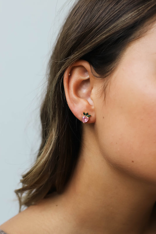 AARDBEI – Speelse Oorbellen Dames – Duurzaam Ontwerp 1