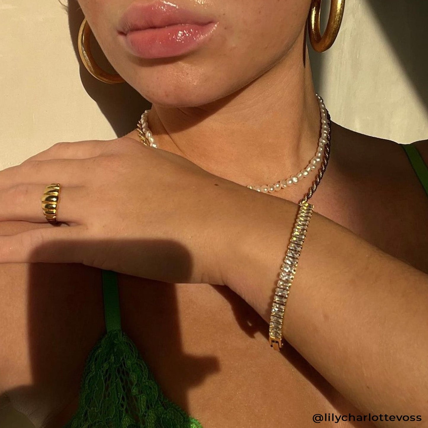 BAGUETTE ARMBAND – Luxe Heren Armband – Sprankelende Cubic Zirconia 1