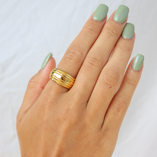 BOWY – Statement Ring – Uniek Gelaagd Ontwerp 1