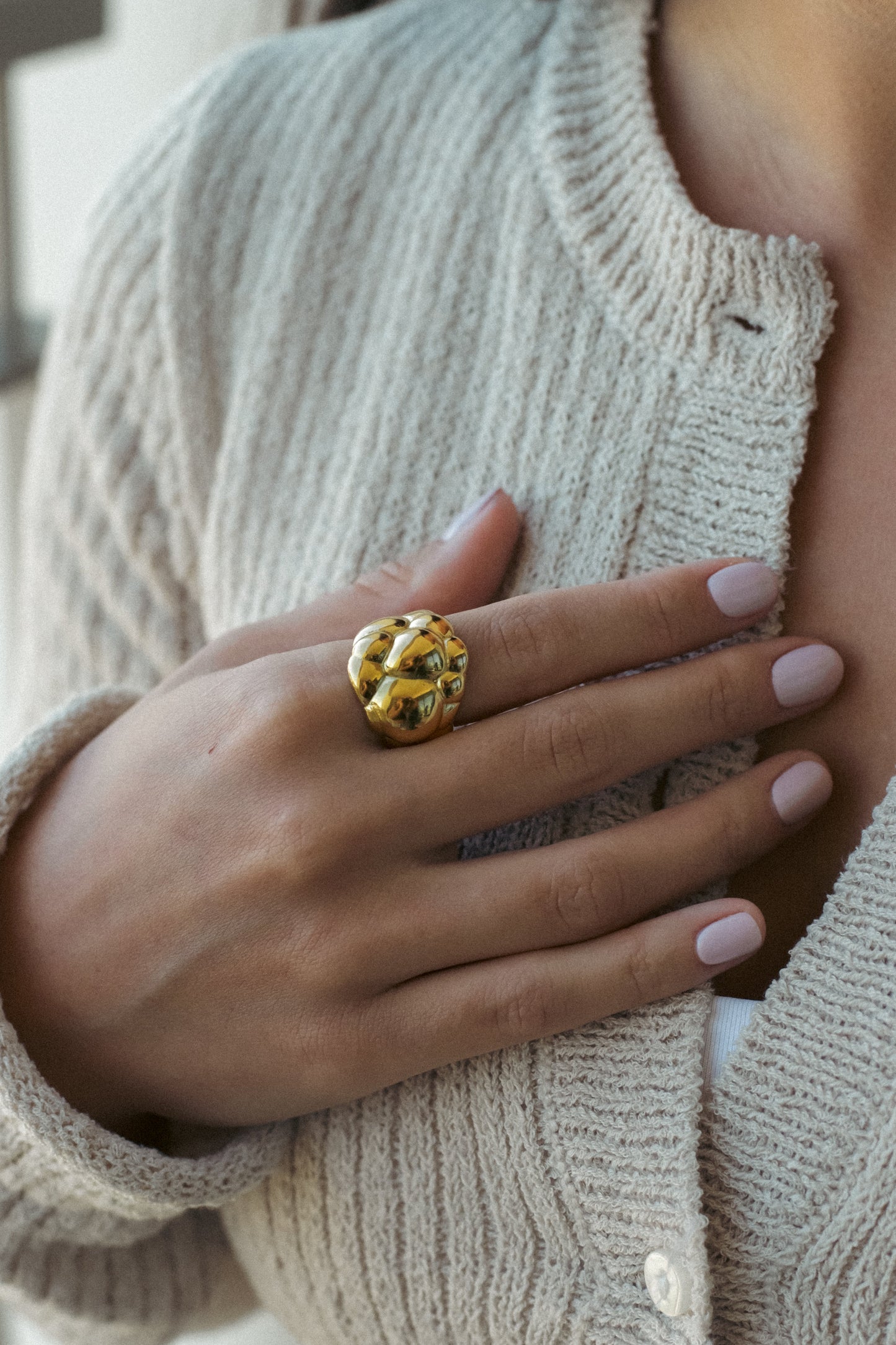 Bubble Dome Ring – Duurzaam Design – Krasbestendig Accessoire 2