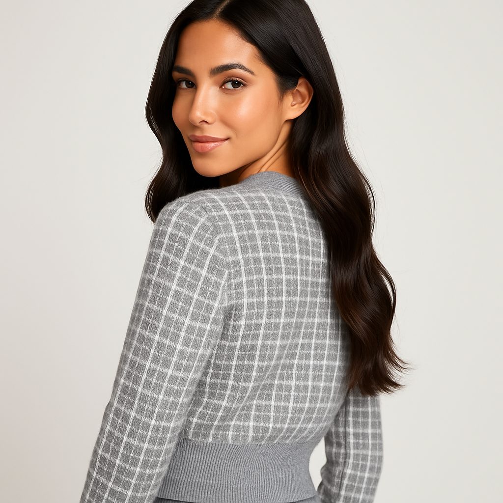 Dames Vest – Chique Tweed-Look – Comfortabele Pasvorm 3