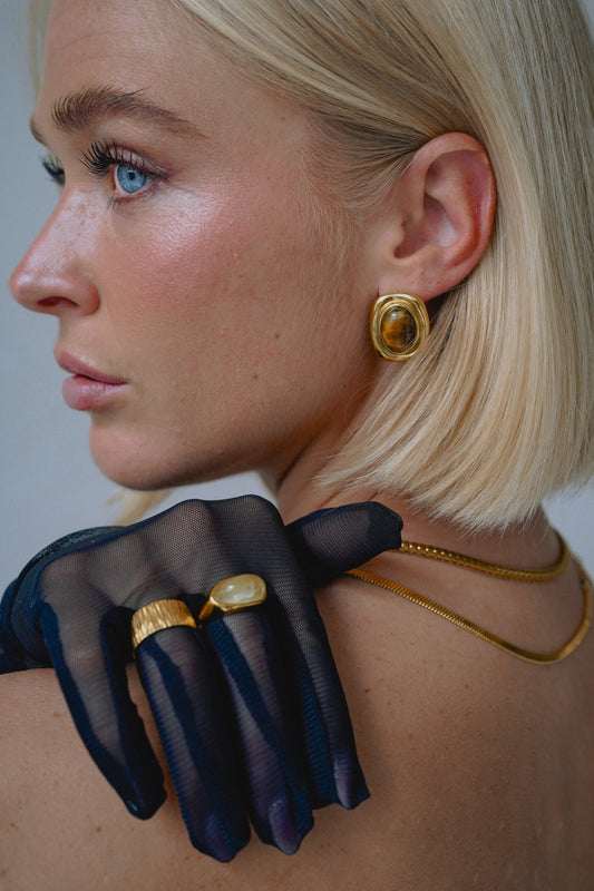 ELOISE – Gouden Oorbellen Dames – Tijdloze Elegantie 1