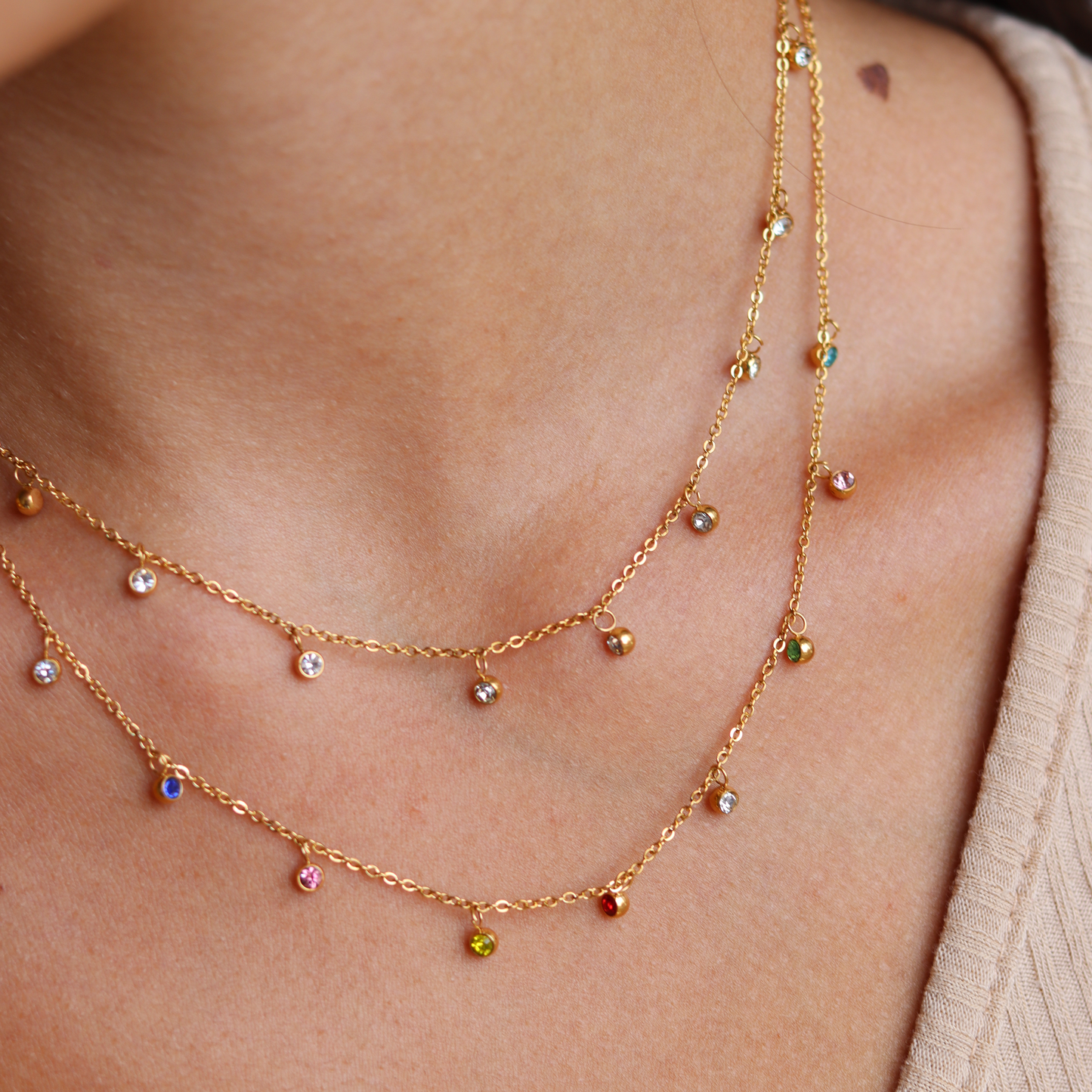 Fijne Ketting Dames – Elegante Zirkonia Design 3