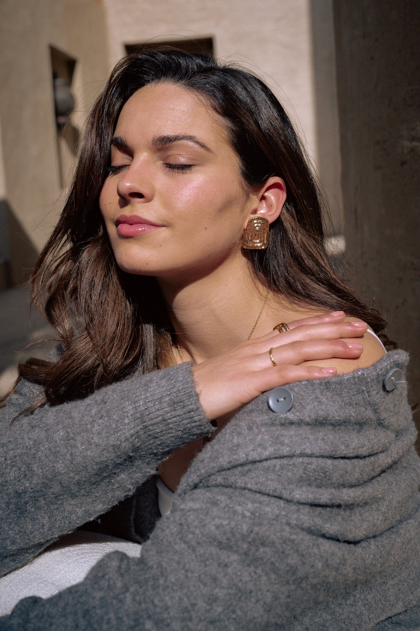 GRAIN – Vergulde Oorbellen – Duurzaam en Stijlvol 2