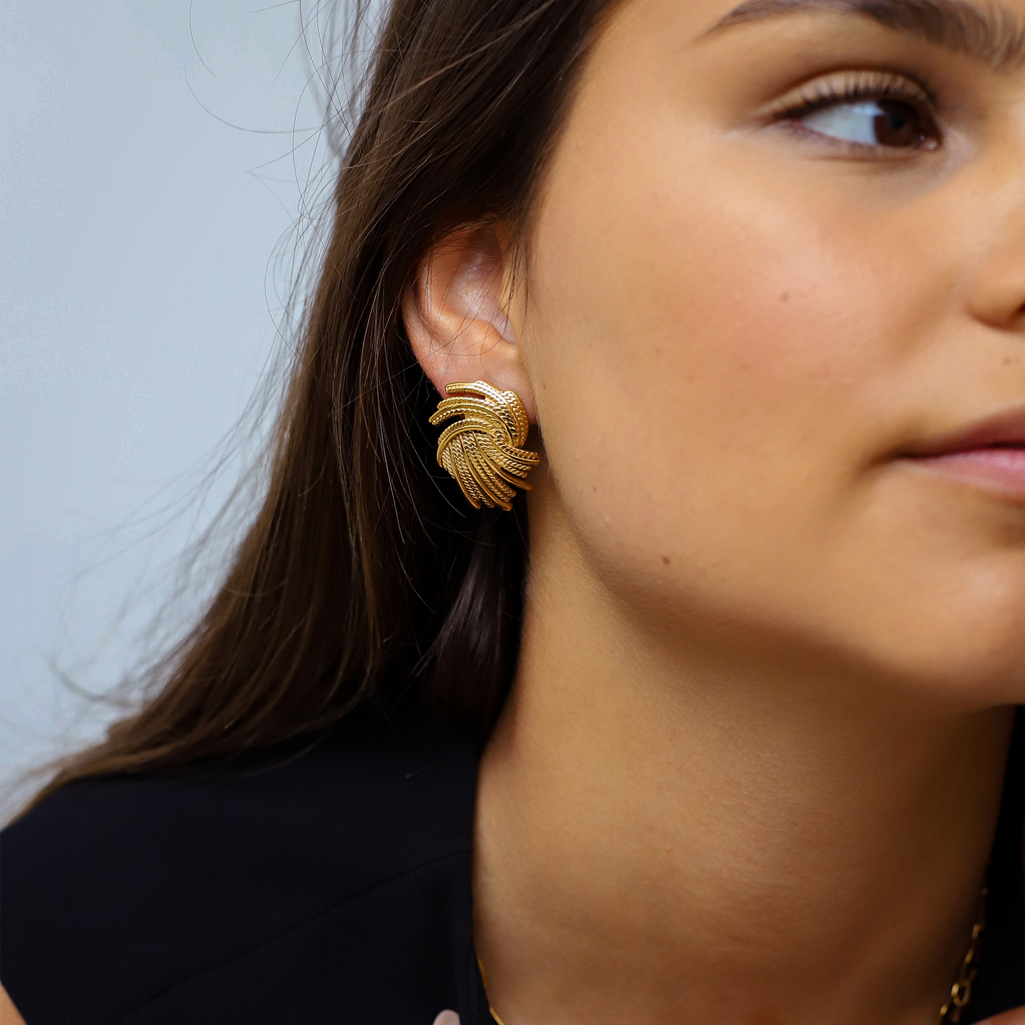 Geometrische Oorbellen Dames – Trendy Statement Goud 2