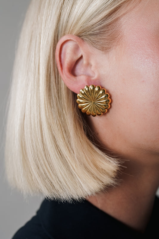 Gouden Oorbellen Dames – Elegante Design – Duurzaam en Tijdloos 1