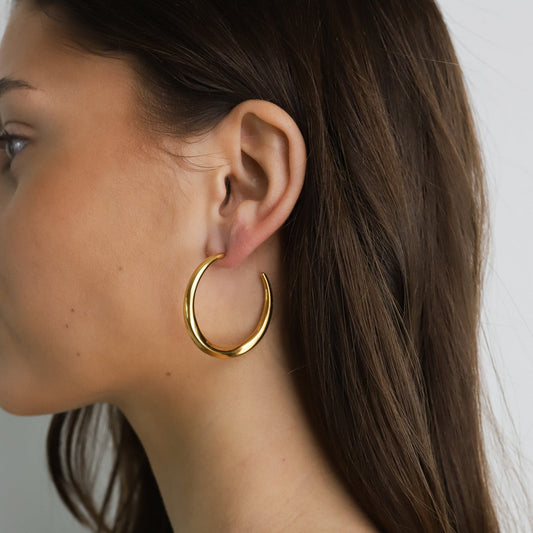 Gouden Oorbellen Dames – Elegante Hoops – Tijdloos Ontwerp 1