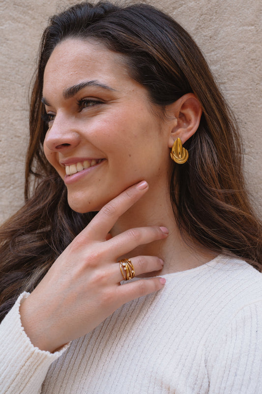 Gouden Oorbellen Dames – Elegante Oorringen 1