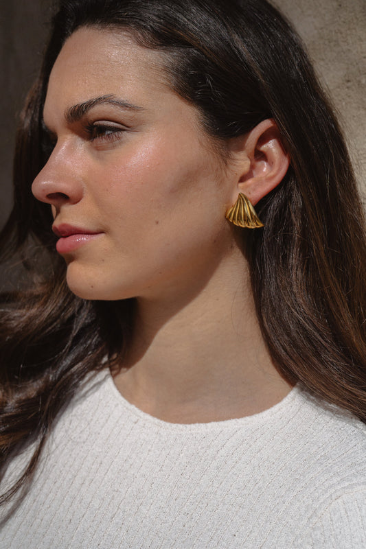 Gouden Oorbellen Dames – Elegante Stijl 1