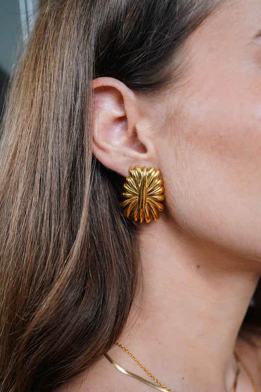 Gouden Oorbellen Dames – Elegante Stijl – Duurzaam Ontwerp 1