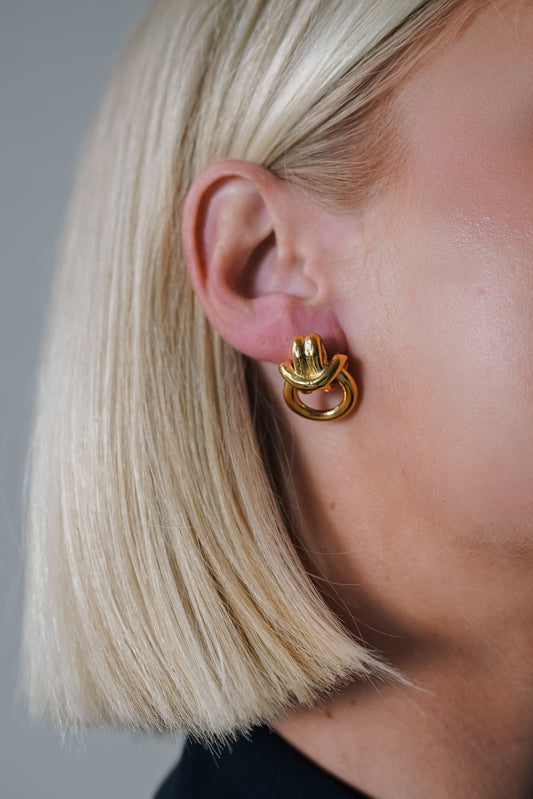 Gouden Oorbellen Dames – Elegante Tijdloze Stijl 1