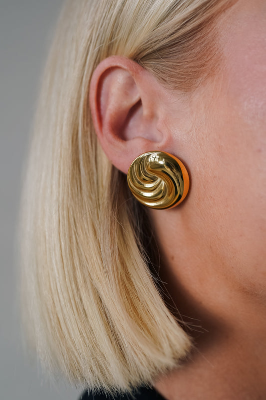 Gouden Oorbellen Dames – Elegante Vergulde Stijl 1