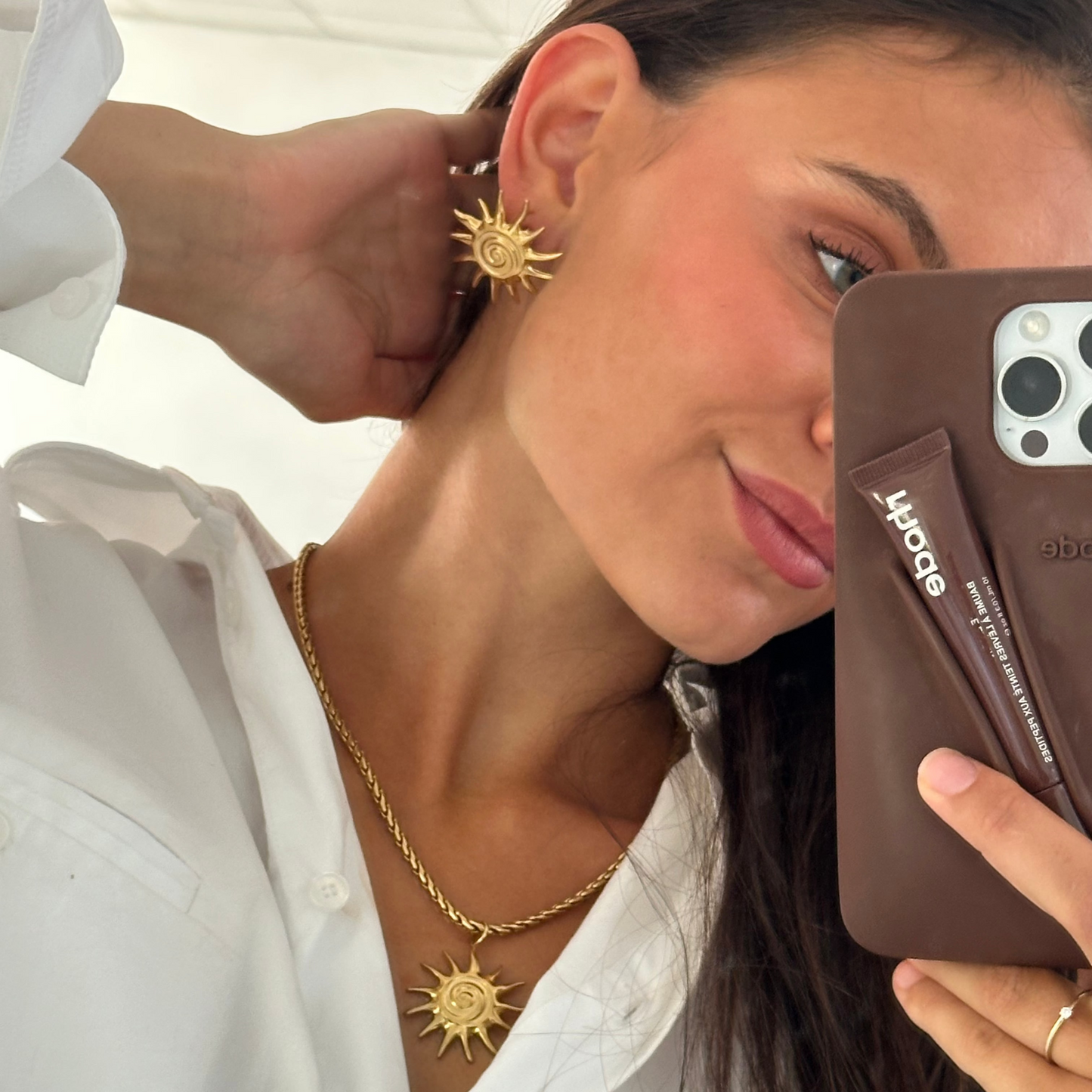 IBIZA – Vergulde Oorbellen Dames – Duurzaam Ontwerp 3