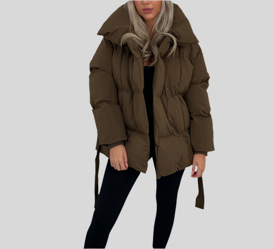 Inaya – Cropped Puffer Jacket – Trendy Design 1