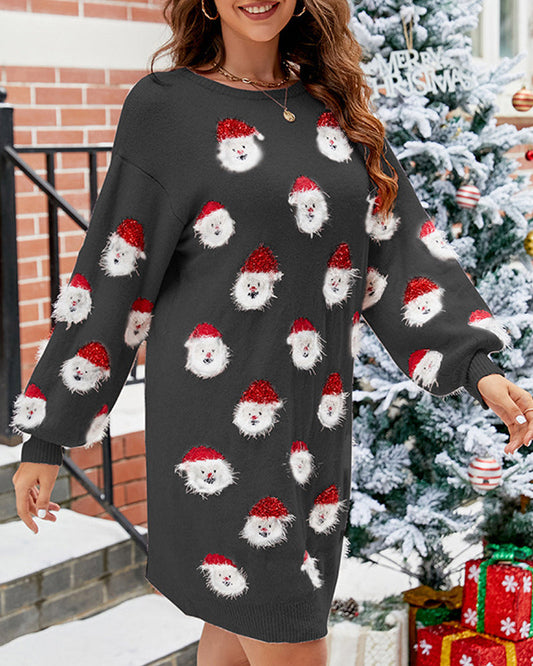Kerstman Sweater Jurk – Comfortabele Pasvorm – Ideaal voor Feestdagen 5