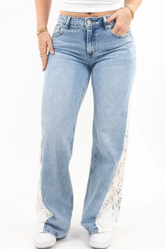 Lace Jeans – Unieke Stijl – Comfortabele Pasvorm 0