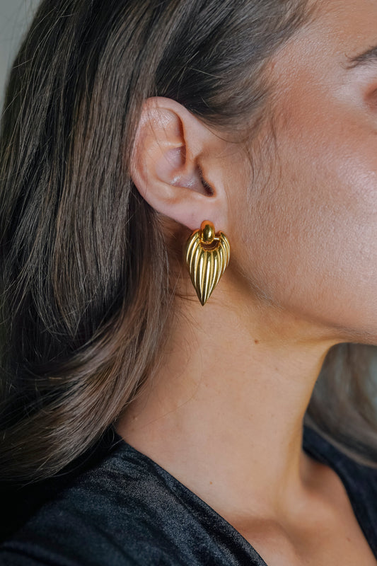 Oorbellen Goud Dames – Elegante Statement Oorbellen 1