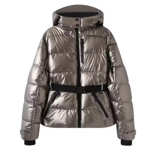 Ski Jas Dames – Gewatteerd Ontwerp – Verstelbare Tailleband 4