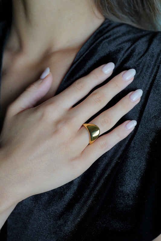 Vergulde Ring – Duurzaam Design – Waterdicht Accessoire 1