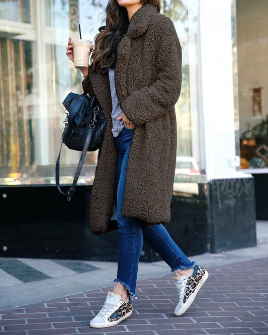 Warme Dames Teddy Winterjas – Cozy Oversized Pasvorm 5