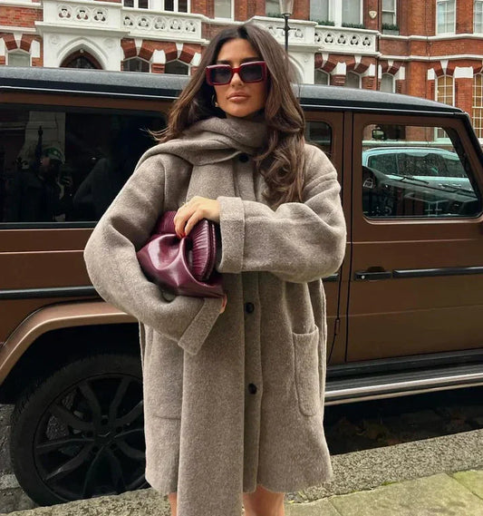 Winterjas Dames Met Sjaal – Comfortabel En Chic 1