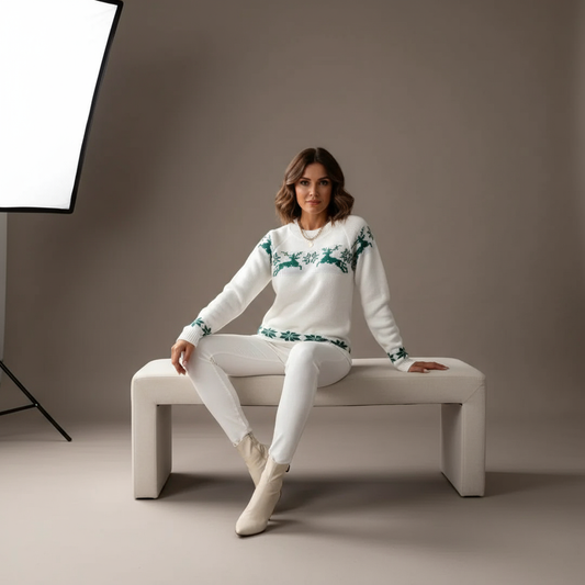 Kersttrui Dames – Foute Kersttrui – Comfortabele Regular Fit