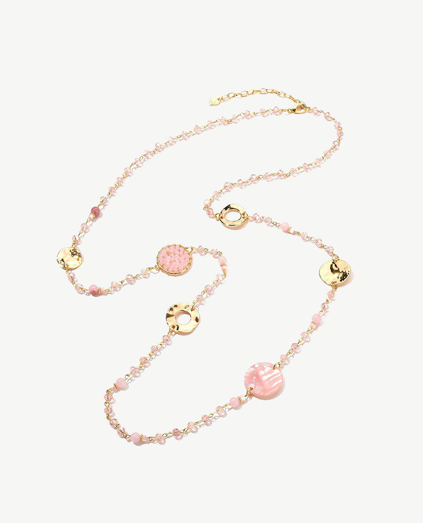 Lange Ketting Dames – Unieke Glaskralen – Chique en Sportief 1