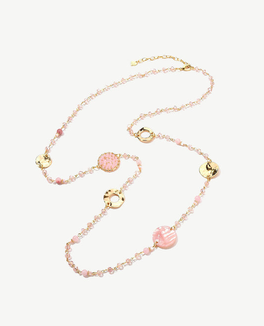 Lange Ketting Dames – Unieke Glaskralen – Chique en Sportief 1