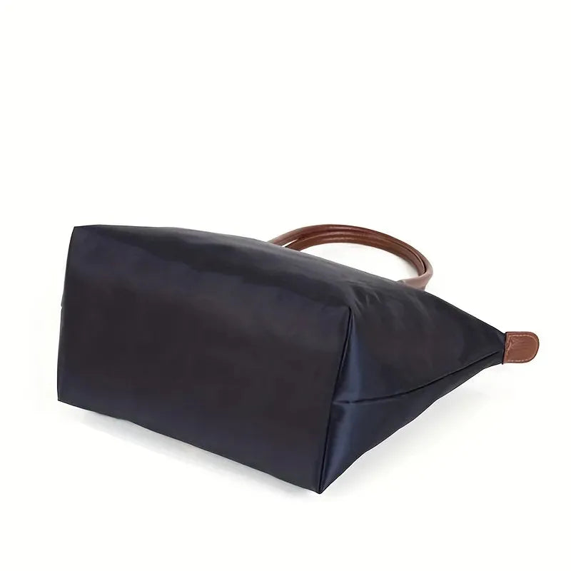 Dames Schoudertas Zwart 30x25x10 cm Gepolijst Leer-3