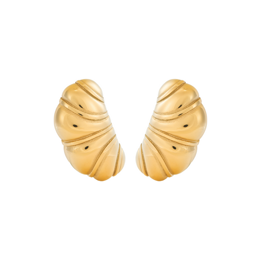 BOLD CROISSANT – Gouden Oorbellen Dames – Duurzaam Ontwerp 0
