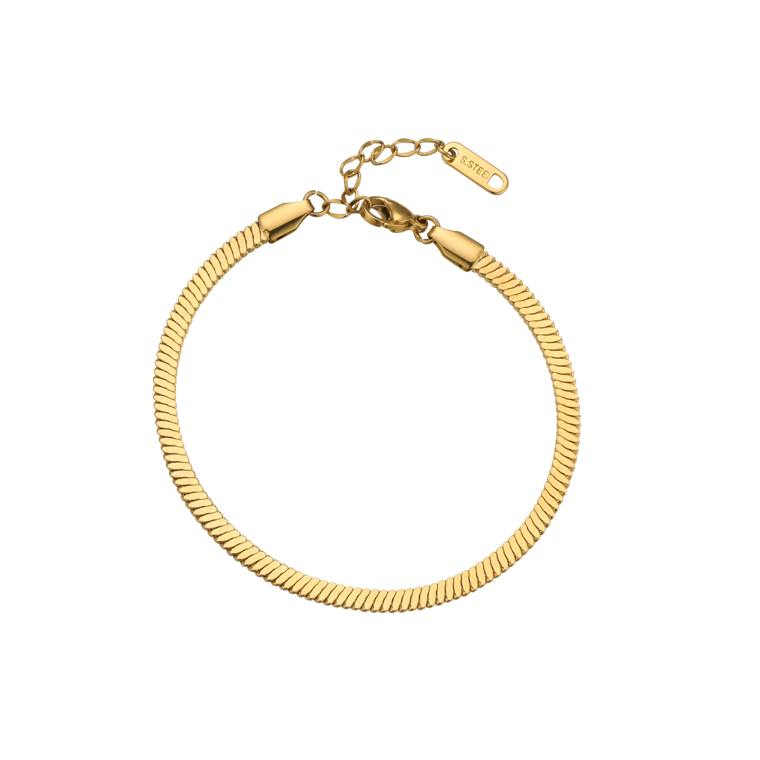 BOLD FLAT CHAIN ARMBAND – Stijlvol Ontwerp voor Heren 0