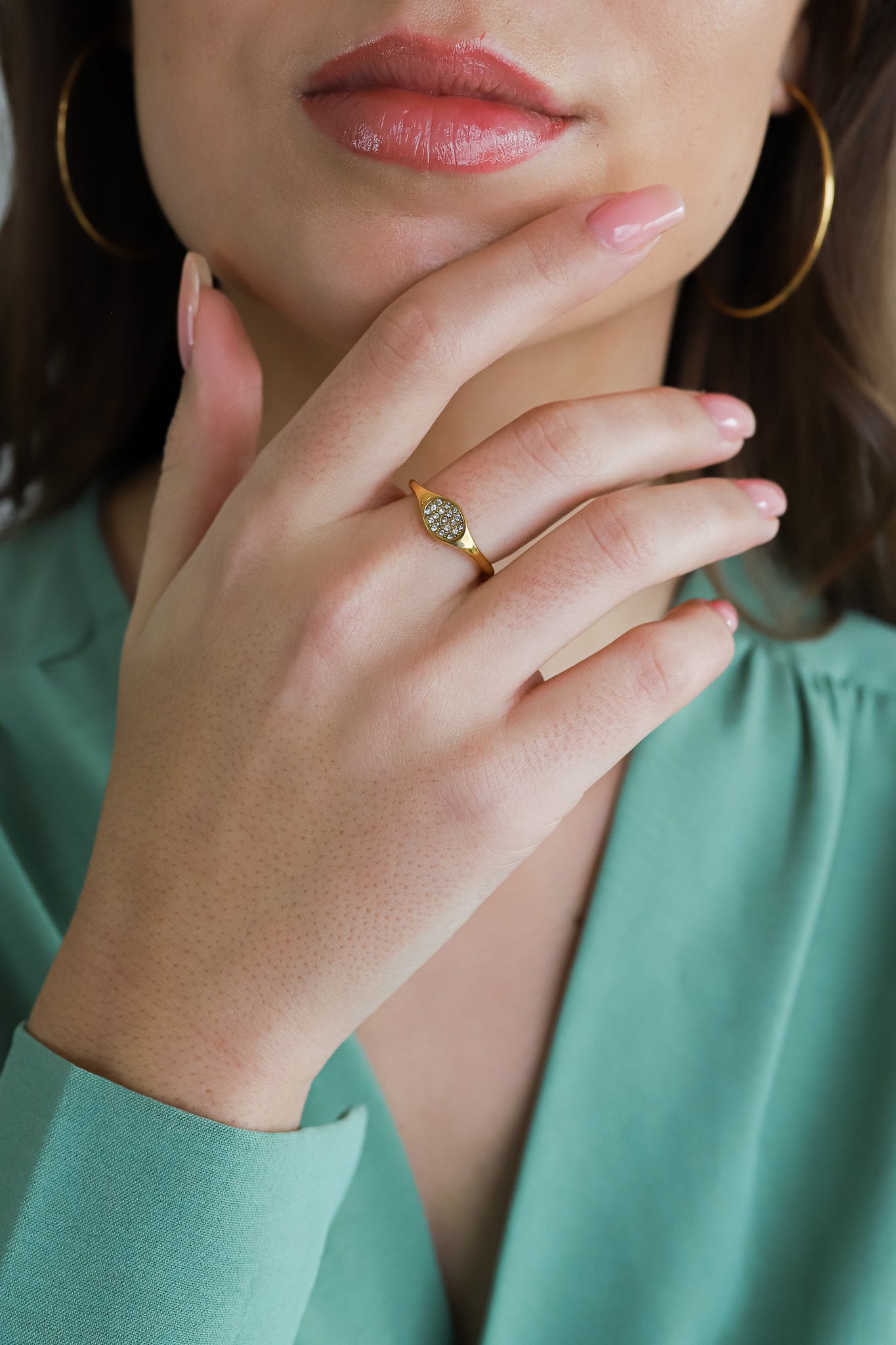 DISC. – Sprankelende Ring – Glamoureuze Uitstraling 1