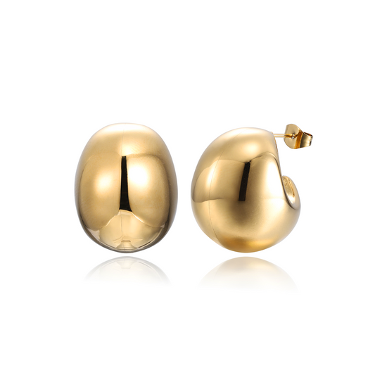 DOME – Gouden Oorbellen Dames – Tijdloos Elegant 0