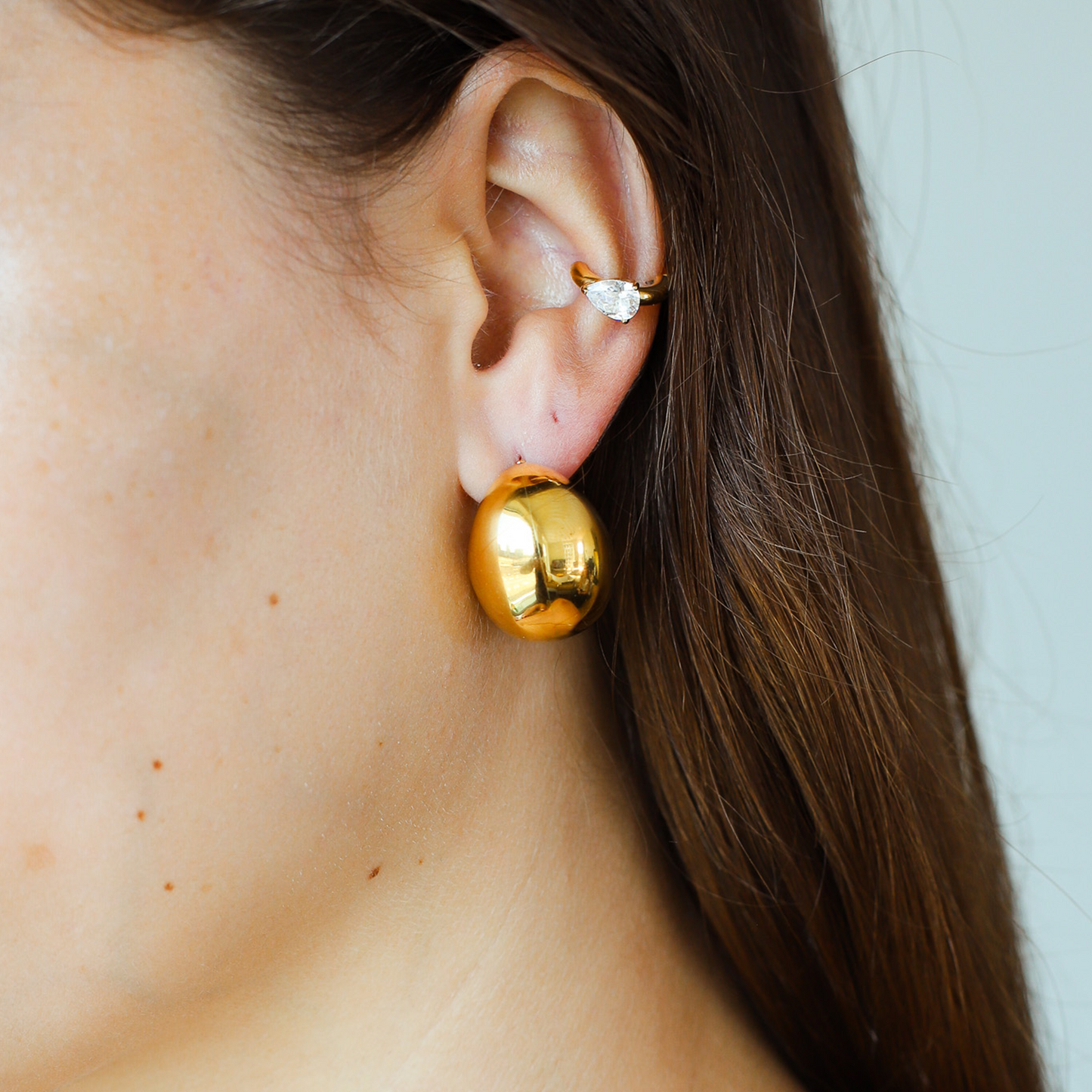 DOME – Gouden Oorbellen Dames – Tijdloos Elegant 1