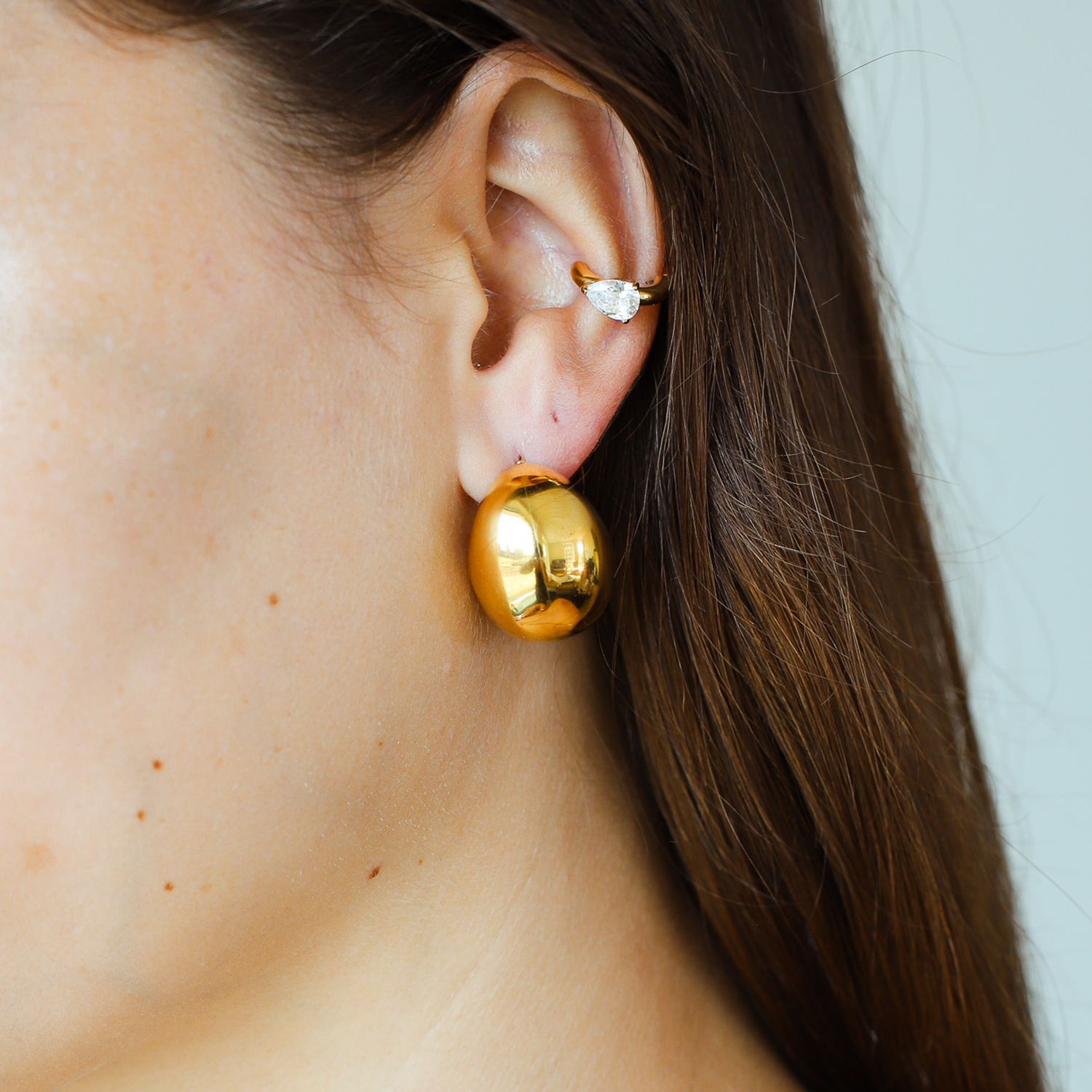 DOME – Gouden Oorbellen Dames – Tijdloos Elegant 1