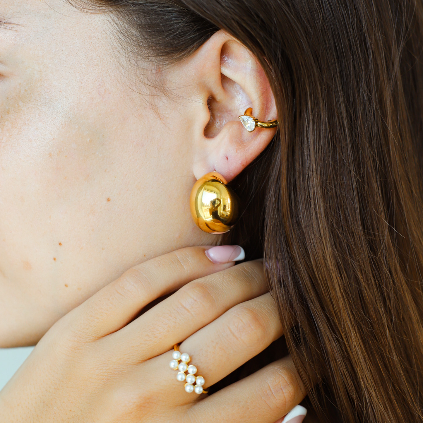 DOME – Gouden Oorbellen Dames – Tijdloos Elegant 4
