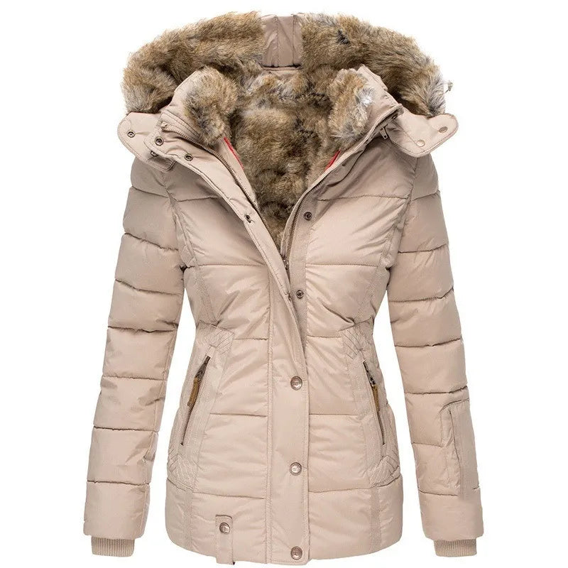 Dames Jas Winter – Lange Puffer Jacket – Warme Gevoerde Capuchon 10