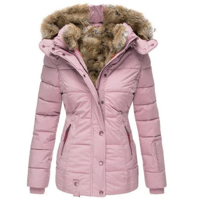 Dames Jas Winter – Lange Puffer Jacket – Warme Gevoerde Capuchon 11