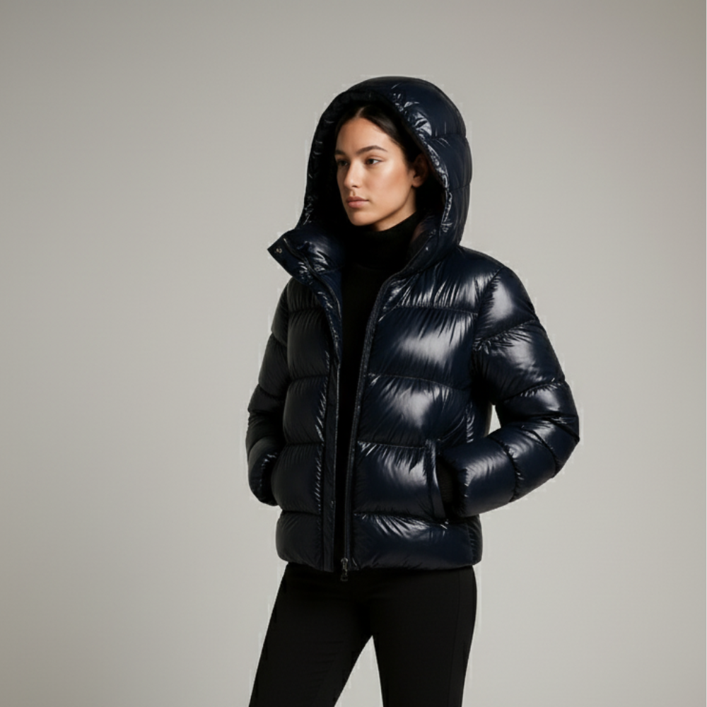 Dames Jas Winter – Moderne Gewatteerde Stijl 3