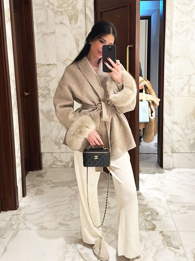 Dames Mantel – Elegante Wrapstijl – Comfortabele Pasvorm 11