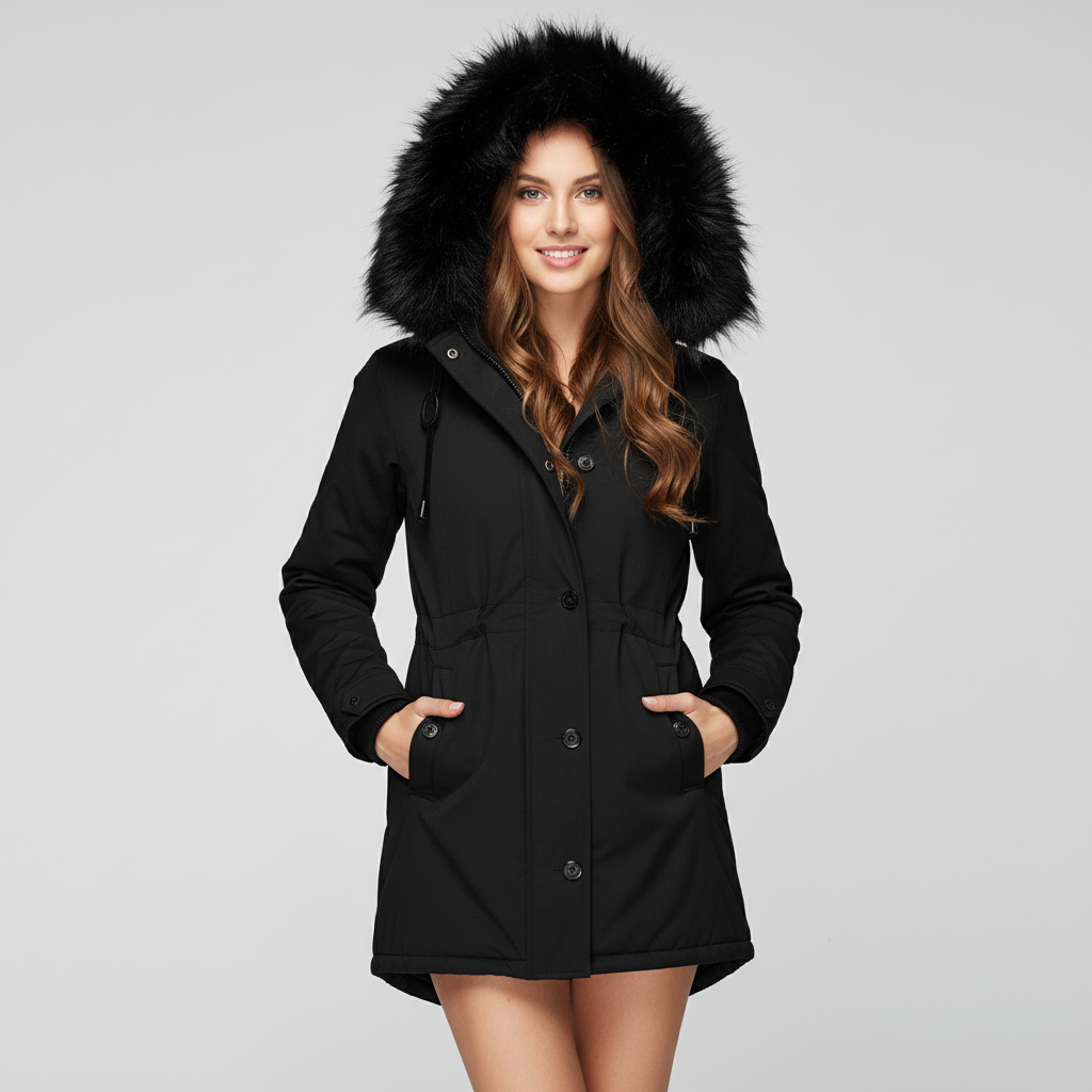 Dames Parka – Verstelbare Taille – Comfortabele Capuchon 1