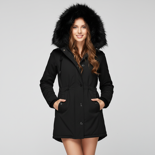 Dames Parka – Verstelbare Taille – Comfortabele Capuchon 1