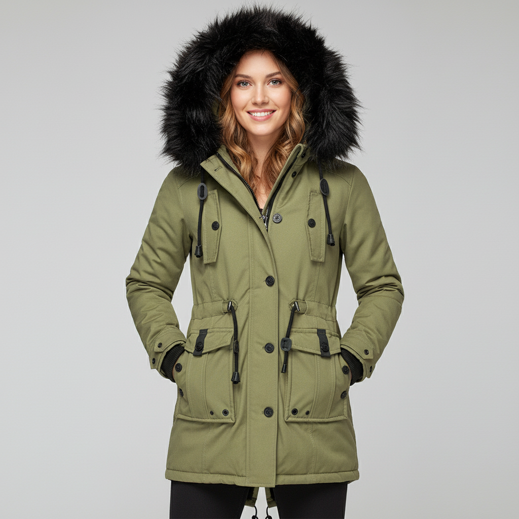 Dames Parka – Verstelbare Taille – Comfortabele Capuchon 2