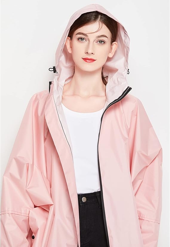 Dames Poncho Regenjas – Lichtgewicht en Compact 1