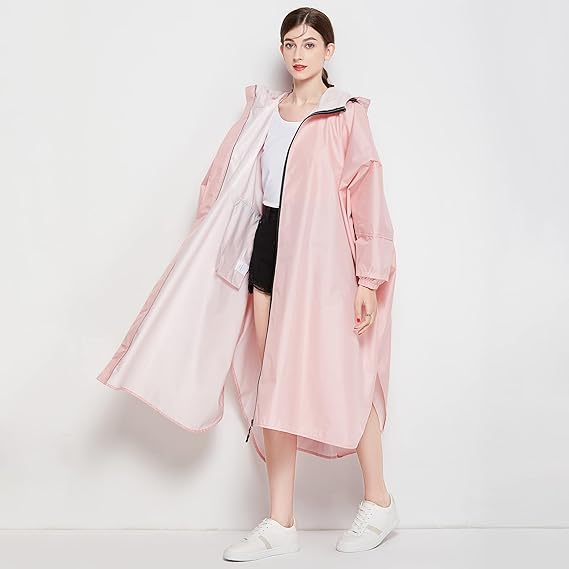 Dames Poncho Regenjas – Lichtgewicht en Compact 3