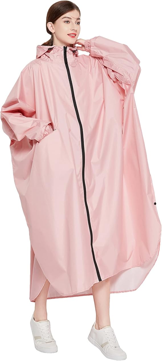Dames Poncho Regenjas – Lichtgewicht en Compact 5