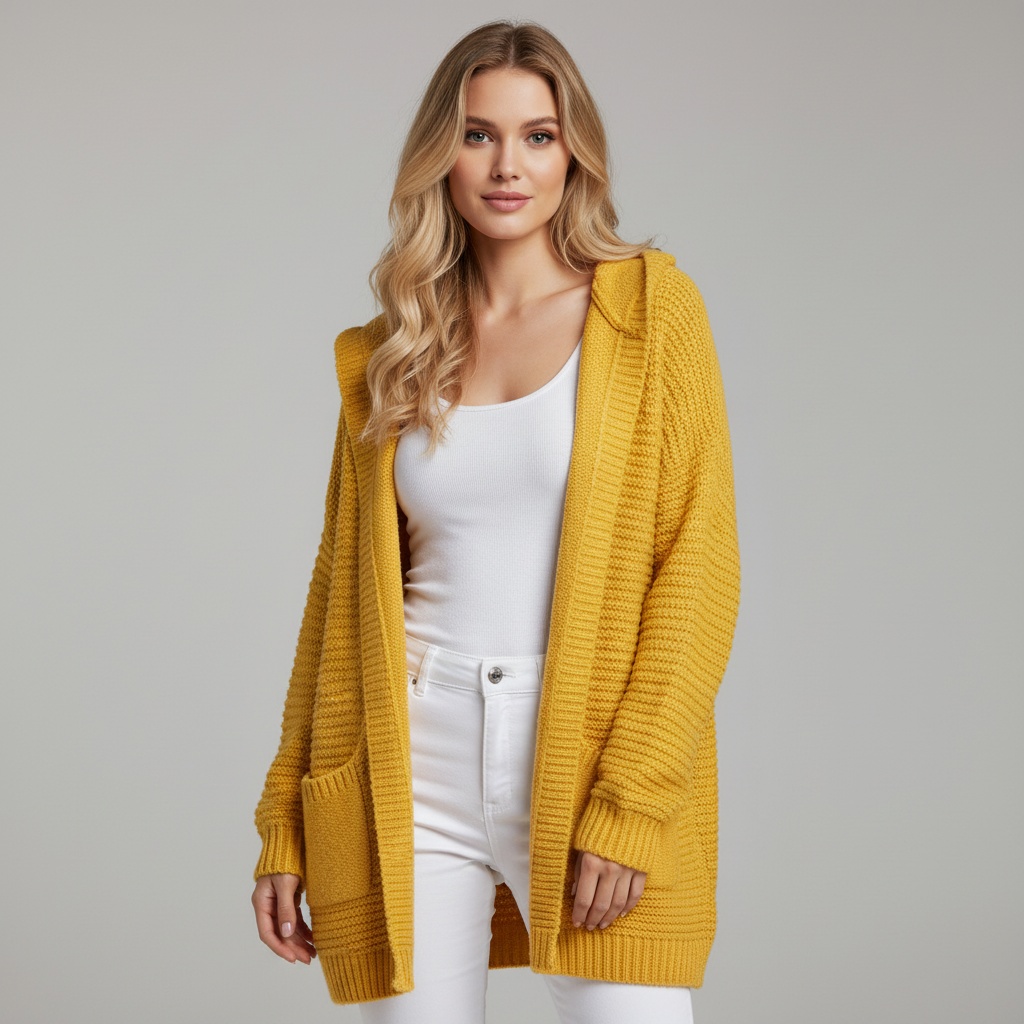 Damesvest met Capuchon – Zachte Comfort Fit 1