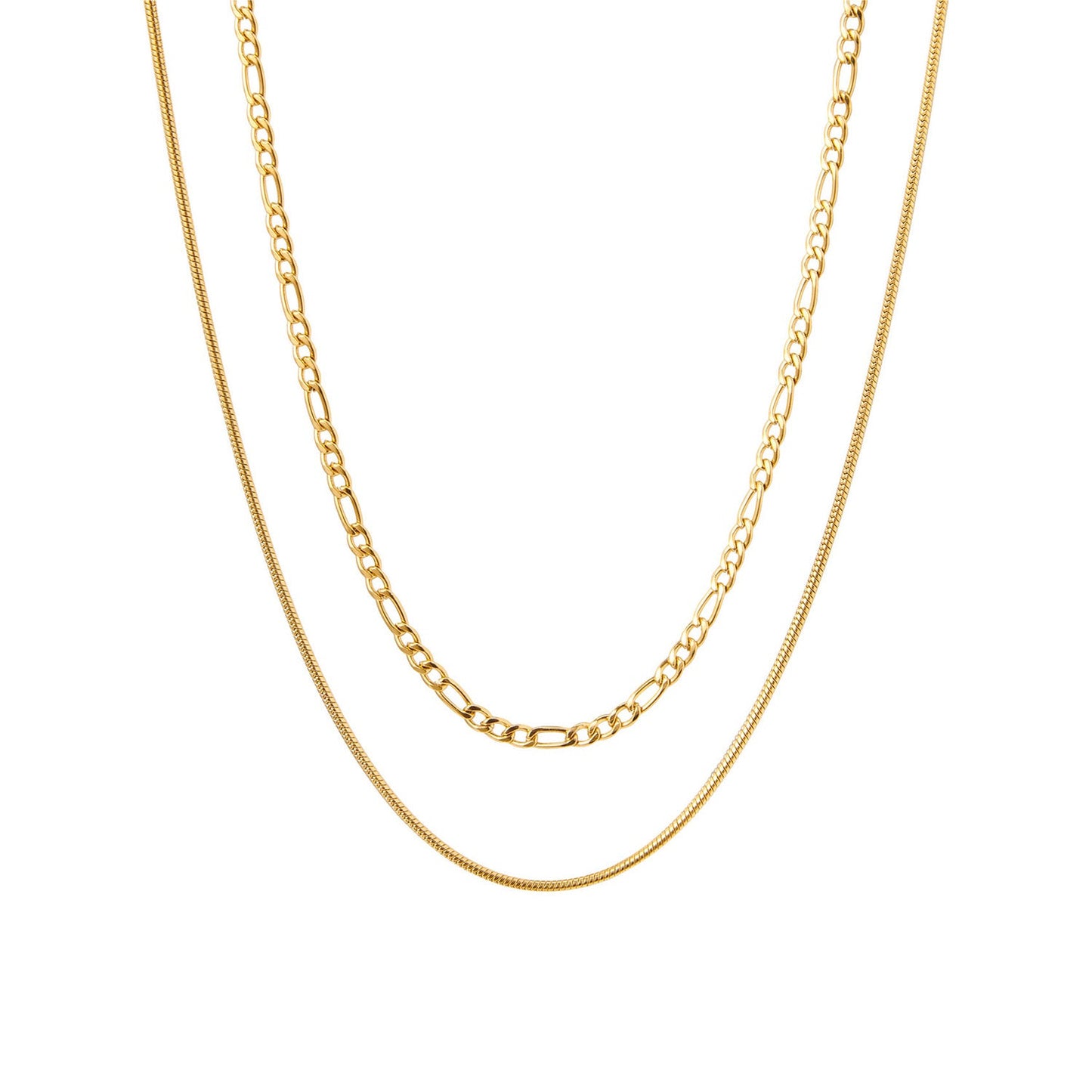 Dubbele Figaro Ketting – Stijlvolle Look – Duurzaam Ontwerp 0